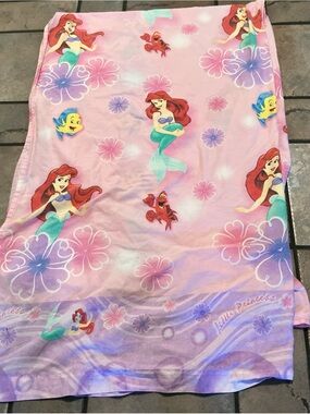 Disney Princess The Little Mermaid Special Edition flat Twin Sheet Pink